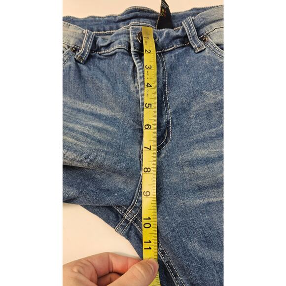 Buffalo D Bitton Max-X Super Skinny Stretch Jeans 36x32 ultra fade thick stitch - Picture 3 of 8